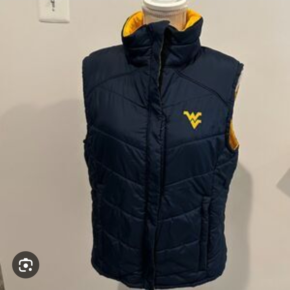 Columbia Navy and Yellow Vest